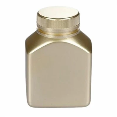 Botella de cápsula de plástico reciclable de 60 piezas
